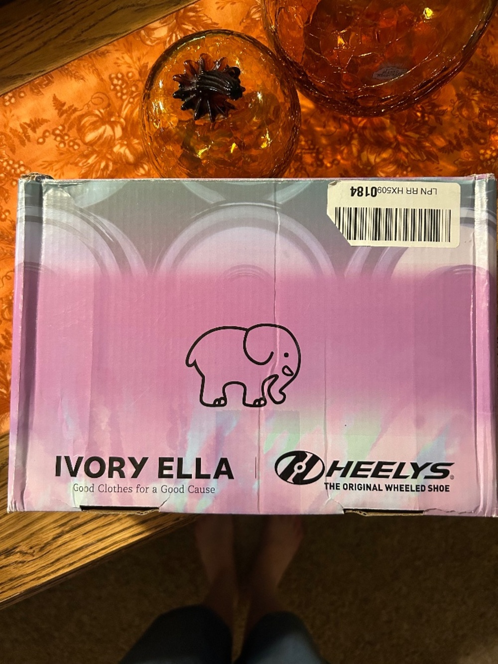 HEELYS The Original Wheeled Shoe Pro 20 Prints Ivory Ella Youth 13C NIB Tie Dye